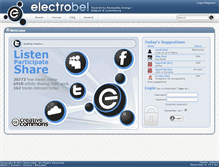 Tablet Screenshot of be.electrobel.org